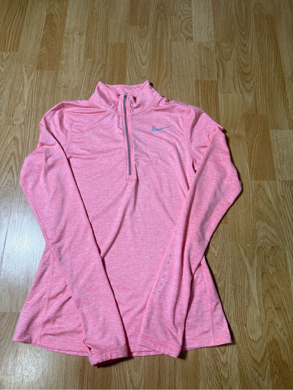 Nike Women's Pink Dri-FIT Half-Zip Running Top - Size XS